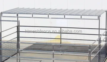 Horse Fence Panel with Roof Shelters
