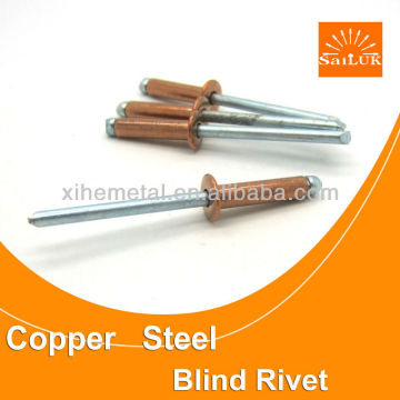 Copper rivets