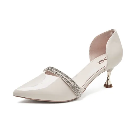 2021 new summer design sharp toe lady sandals