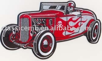 tractor embroidered patch