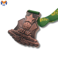 Medalhas de esporte sólido 3D de metal personalizado