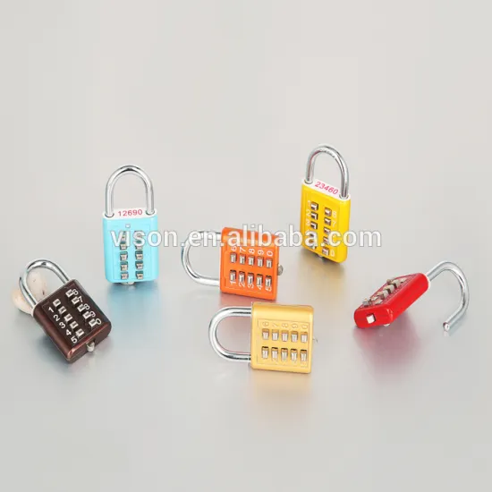 Travel cute small luggage lock colorful combination lock security lock