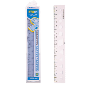 M &amp; G 15/20cm πολυλειτουργικό πλαστικό μαλακό χάρακα