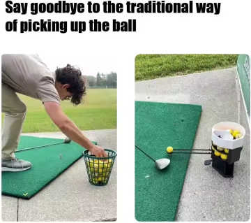 Dispenser bola golf otomatis untuk latihan intensif