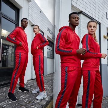 Custom Logo Running Mens Polyester Sports Tracksuit