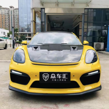PU Plastic Products for Porsche Boxster 981 Body Kit - Upgraded GT4 Front and Rear Bumper Spoilers