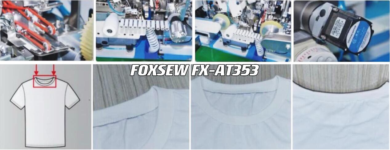 Automatic Circular Collar Attaching Sewing Unit FOXSEW FX-AT353 -1