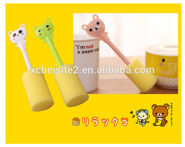 J228 sponge cup long handle cup cleaning brush