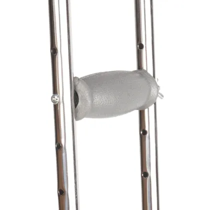 Adjustable Aluminum Foldable Axillary Crutches with Medical Padding