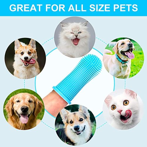 Dog Tooth Brushing Dog Toothbrush for Dog Teeth Cleaning Dog Fingerbrush Factory