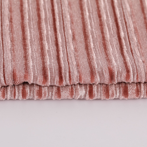 Hot Selling stickad tyg krossad velour tyg