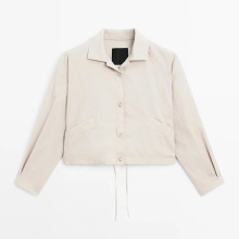 Women's simple outdoor casual style pilot jacket