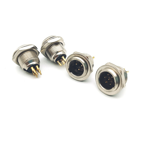 Mini XLR Cable Male Plug Connector Adapter