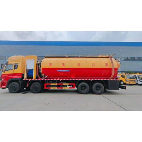 camión de succión de aguas residuales de Dongfeng 32cbm camión de succión de aguas residuales