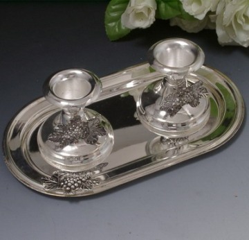 Candle Stick with Tray (HF33521A-2)