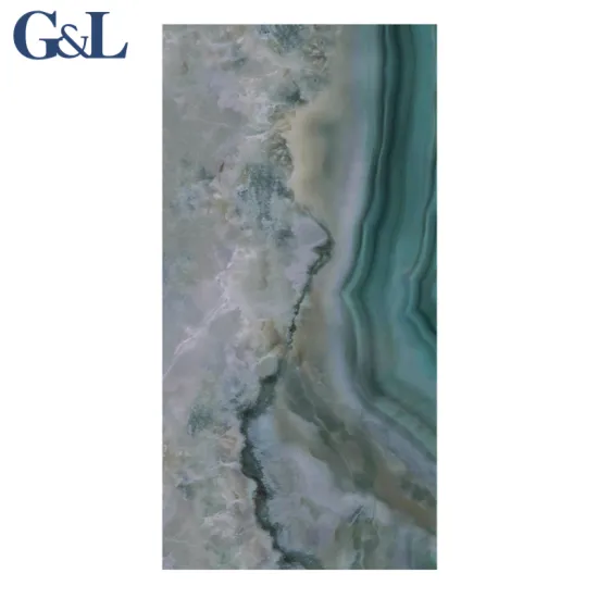 Light Luxury Warm Living Room Floor Tiles - Italian Design Ceramic Tiles 750x1500mm