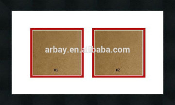 Pre-cut 11x14" black mat board pictures beer art mat board for frame