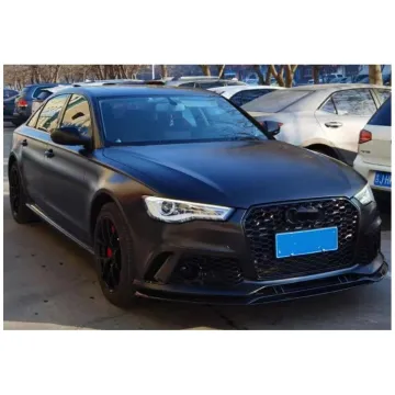 RS6 Style Front Bumper and Grille Kit for Audi A6 2012-2018