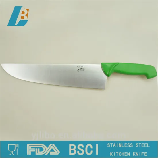 Stainless steel Kitchen knife with plastic handle carving knife