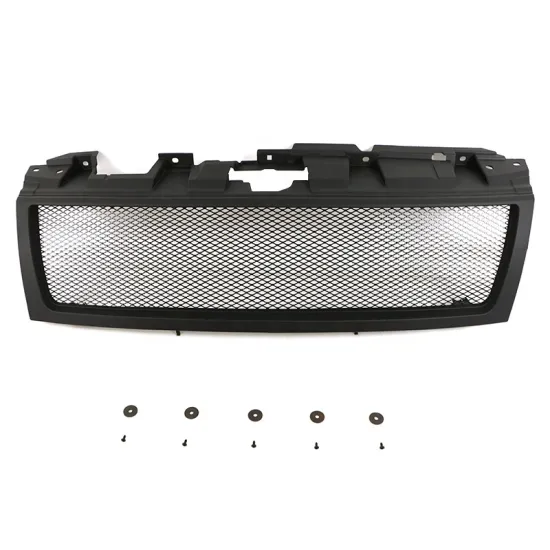 ABS Black Car Front Upper Grille with Logo for MONTERO PAJERO V93 V97 2007-2014 OE FIT