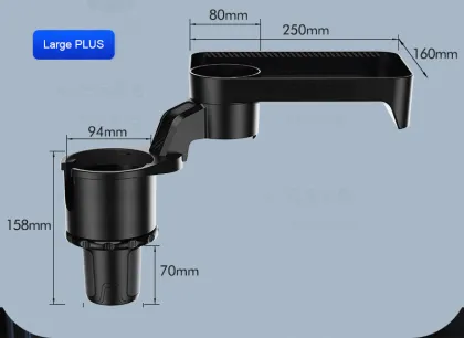 Adjustable Table Car Cup Holder Tray for Yeti 20/26/30 oz & CamelBak 32/40 oz Bottles - 3.4''-3.8'' Compatible