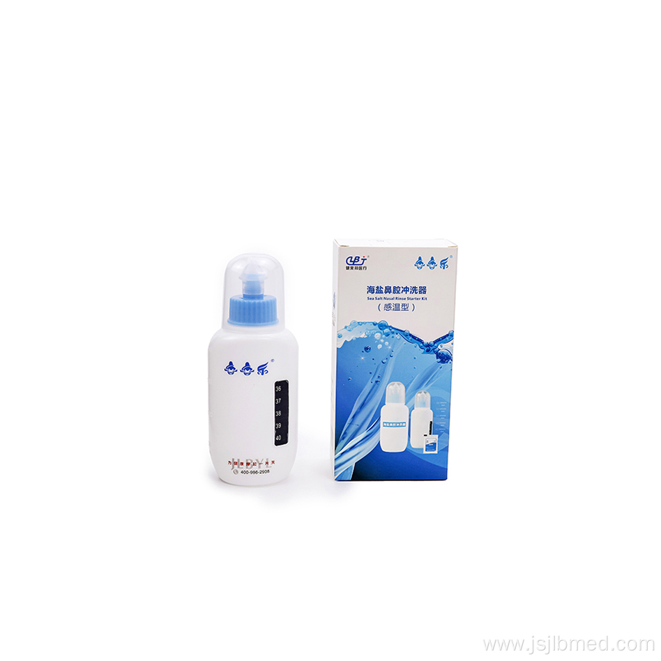 Temperature sensitive nasal irrigator