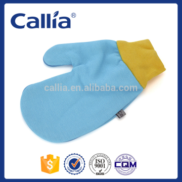 Fibre exfoliating bath gloves towel cloth shower gloves