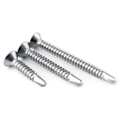 100mm Wood Screws, Helicoidal Feed Screw Lock Barrel Bolt Set for Toilet Doors
