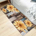 Household three-layer composite floor mat