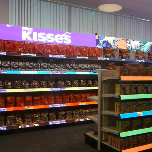 Indoor P1.5625 Led Strip Shelf Display for Counters