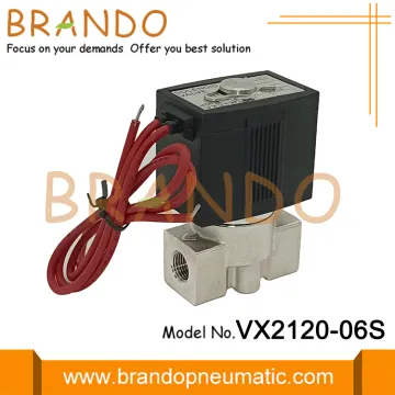 SMC Type VX2120-06 G1/8'' Stainless Steel Solenoid Valve