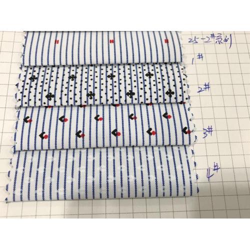 T/C Woven Yarn-dyed Stripe Printed Processing Fabric
