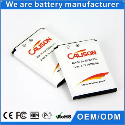 BST-36, Cell Phone Battery BST-36 for SONY K310