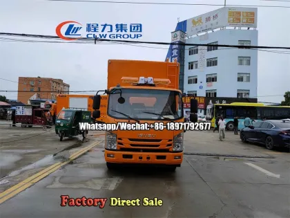 Mobile Power Generation Truck - Factory Isuzu 4x2 500kw-2000kw Silent Power Supply Vehicle