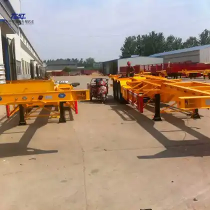 40ft 3Axles Skeleton Semi Trailer Manufacturing Company