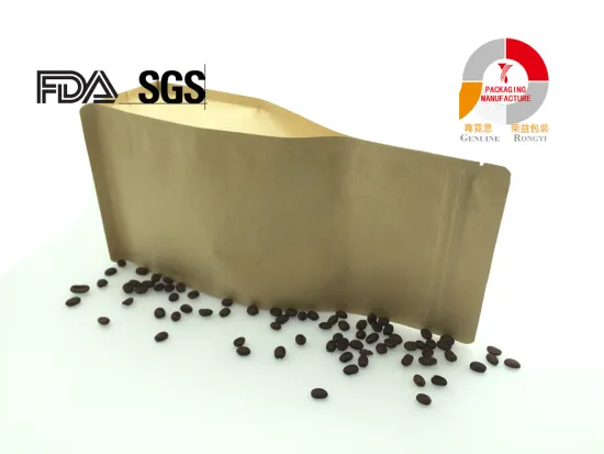 custom print individual brown paper tea pouch