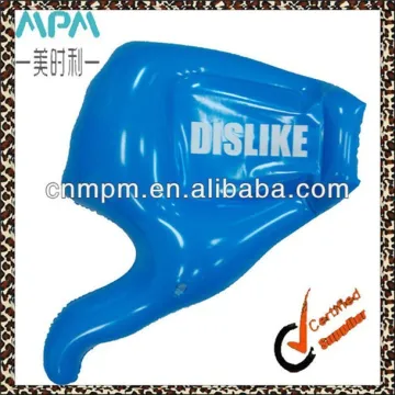 PVC Inflatable Thumb Down Air Hand Model for Crazy Fans