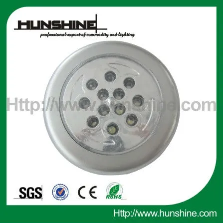 popular mini 12 led touch light with battery powered for night