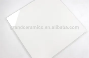 Micro crystal polished porcelain white color floor tile
