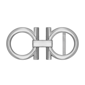 Boucle de ceinture en métal avec lettre personnalisée simple