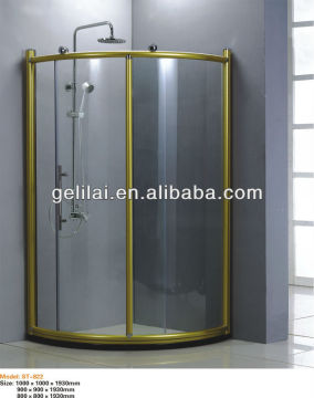 GOLD COLOR SHOWER ROOM CABIN