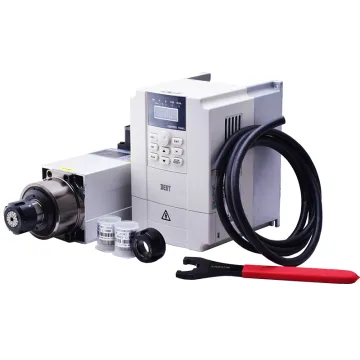 High-Quality 3.5KW Air-Cooled Spindle Motor with 2.2KW VFD Inverter Kit for CNC Lathe Router Milling