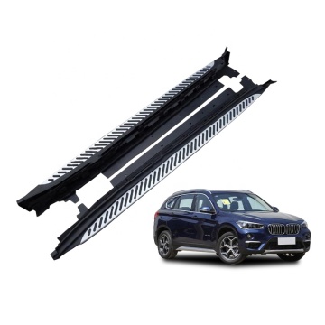 Postrina di paeste in lega di alluminio nero classico per BMW X1 2016 Accessori SUV Van