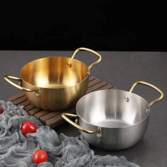 Wholesale Korean Restaurant Kitchen Stainless Steel Soup Pots & Mini Hot Pots