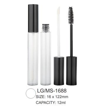 Tom rund läppglans/mascara-förpackning LG/MS-1688