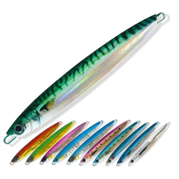 Gewang jig logam untuk jigging air masin - 40g hingga 200g