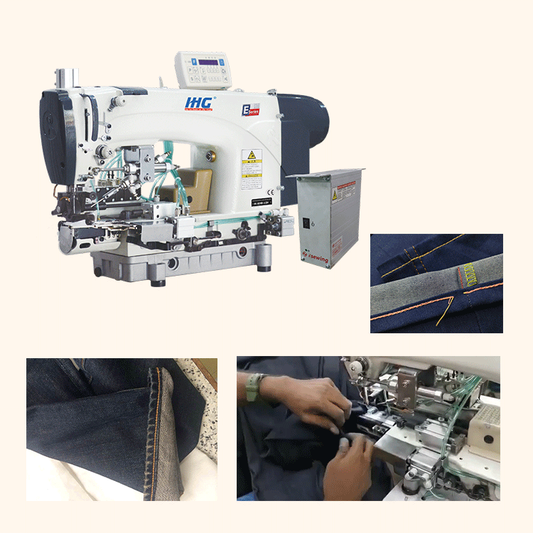 Sewing Machine Bottom Hemming Jeans Industrial