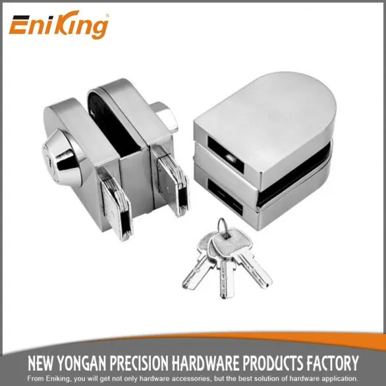 China brand stainless steel commercial glass door lock