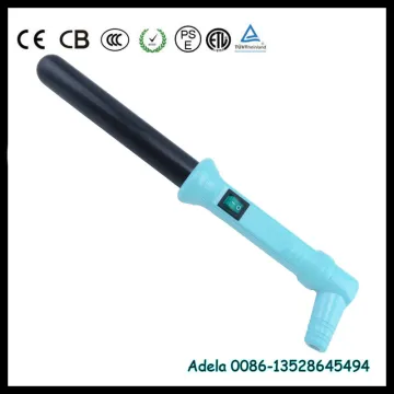 Optional color LED USA Popular Home Use Cylindrical Barrel Hair Curling Tong