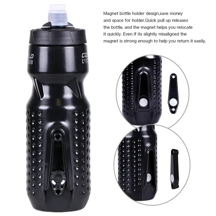 710CC Bicycle Water Bottle Mountain Road Bike Magnetic Cycling Water Bottle Outdoor Riding Sport Water Bottle Wholesales